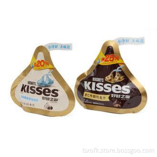 Moisture Proof Irregular Shape Chocolate Food Packaging Bag